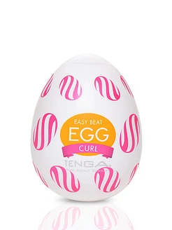 Мастурбатор-яйце Tenga Egg Curl з рельєфом із шишечок