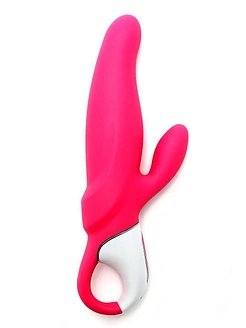 Потужний вібратор-кролик Satisfyer Vibes Mr. Rabbit, два мотори, литий силікон, 12 режимів роботи
