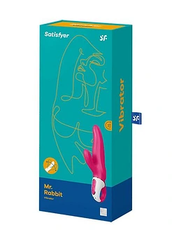 Потужний вібратор-кролик Satisfyer Vibes Mr. Rabbit, два мотори, литий силікон, 12 режимів роботи