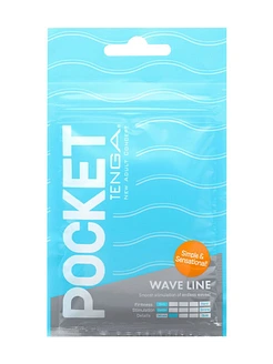 Мастурбатор TENGA Pocket Wave Line