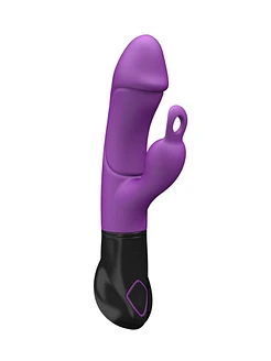 Вібратор-кролик Adrien Lastic Ares з петелькою для пальця, 8 режимів роботи