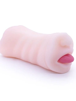 Двосторонній мастурбатор Men Powerup Eroticism: вагіна та ротик