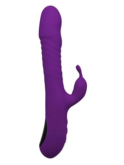 Вібратор-кролик з підігрівом і ротацією Alive RoMAX Purple