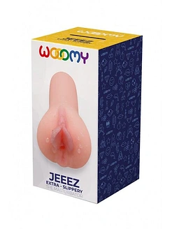 Мастурбатор-вагіна Wooomy Jeeez Masturbator Vagina, м’які відкриті губи, 11,6х5,4 см