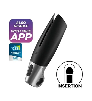 Смарт-мастурбатор Satisfyer Power Masturbator з вібрацією