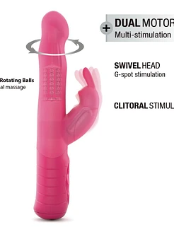 Вібратор-кролик Dorcel Baby Rabbit 2.0 з перлинним масажем і головкою