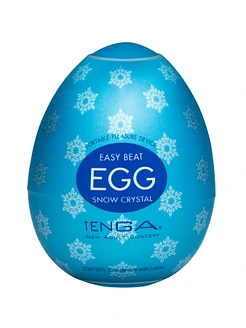 Мастурбатор-яйце Tenga Egg Snow Crystal з охолоджувальним лубрикантом
