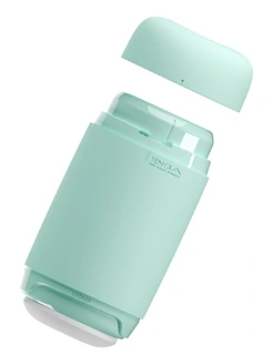 Мастурбатор TENGA PUFFY MINT GREEN, ультрам’який матеріал, багаторазовий, наскрізний