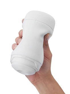 Мастурбатор TENGA PUFFY SUGAR WHITE, ультрам’який матеріал, багаторазовий, наскрізний