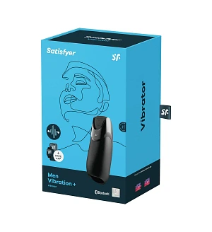 Смарт-мастурбатор з вібрацією Satisfyer Men Vibration+, 2 мотори, 14 режимів, водонепроникний