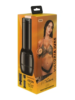 Мастурбатор Kiiroo Feel Victoria June Mouth Stroker PBC, сумісний з PowerBlow і Keon