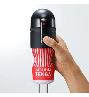 Вакуумна насадка Tenga VACUUM MAX + мастурбатор Tenga Vacuum Cup, 5 режимів роботи