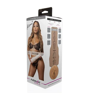Мастурбатор Fleshlight Girls: Kazumi — Kumzumi, зі зліпка вульви