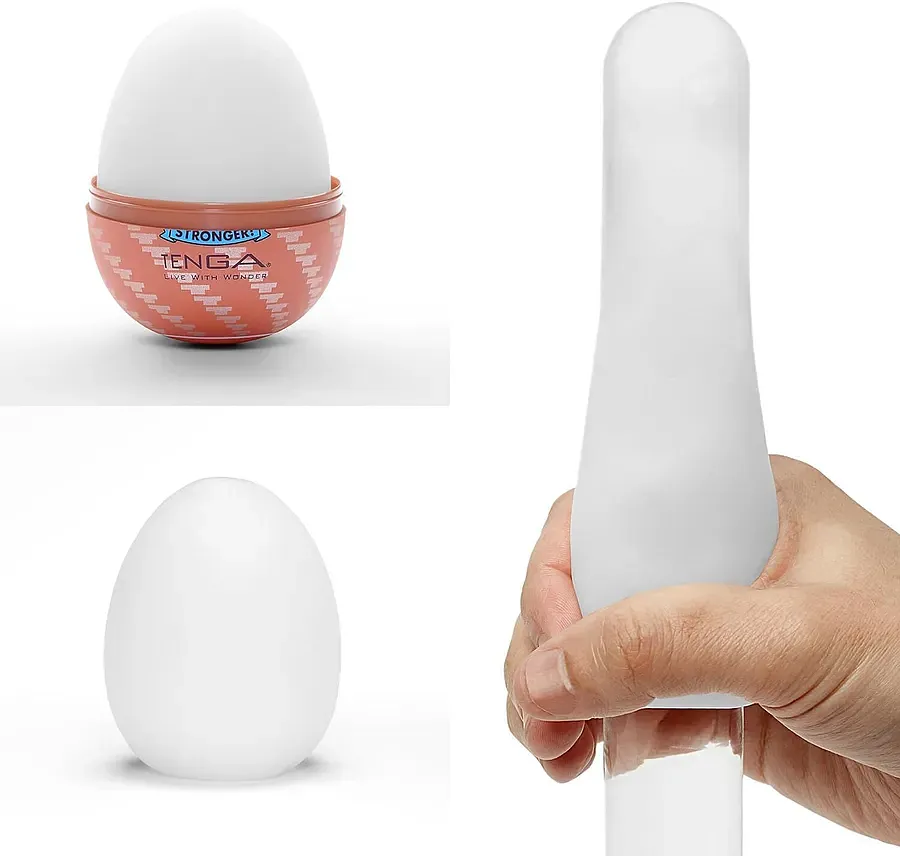 Набір мастурбаторів-яєць Tenga Egg Hard Boilded II Pack (6 яєць), щільний TPE, опукла текстура