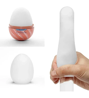 Набір мастурбаторів-яєць Tenga Egg Hard Boilded II Pack (6 яєць), щільний TPE, опукла текстура