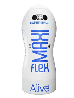 Мастурбатор-ротик Alive Maxi Flex L Oral, реалістичний вхід, рельєфний канал