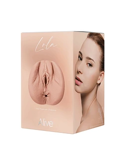 Мастурбатор-вагіна + попка Alive Lola Super Realistic Masturbator L Flesh, два канали, реалістик