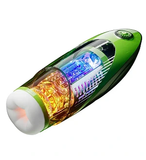 Смарт-мастурбатор BANANASOME ROCKET X7, вібрації, стискання, імітація фрикцій, підігрів