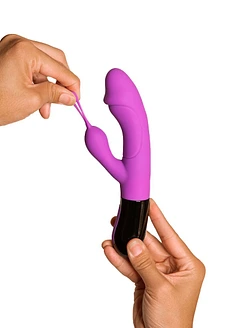 Вібратор-кролик Adrien Lastic Ares 2.0 з петелькою для пальця, що перезаряджається