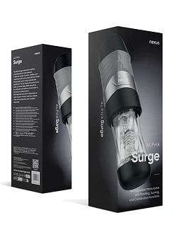 Автоматичний мастурбатор Nexus Alpha Surge, всмоктування + обертання, 18 режимів