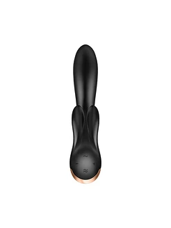 Смарт вібратор-кролик із подвійним відростком Satisfyer Double Flex