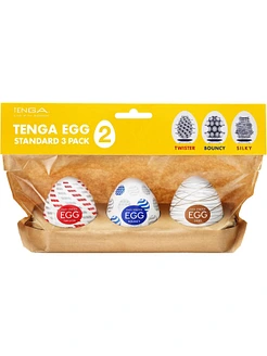 Набір мастурбаторів-яєць Tenga Egg Standard 3 Pack 2 (Twister, Bouncy, Silky)