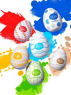 Набір мастурбаторів-яєць Tenga Egg Standard 3 Pack 2 (Twister, Bouncy, Silky)