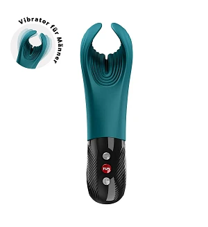 Вібратор для пеніса Fun Factory MANTA Bottle Green, підходить для парних ігор