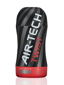 Мастурбатор Tenga Air-Tech Twist Tickle Red зі змінною тугістю обхвату, ефект глибокого мінету