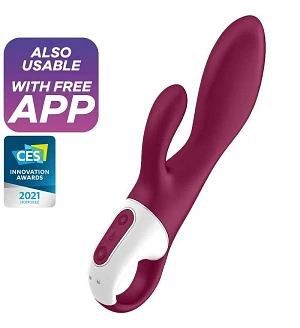 Смарт вібратор-кролик із підігрівом Satisfyer Heated Affair