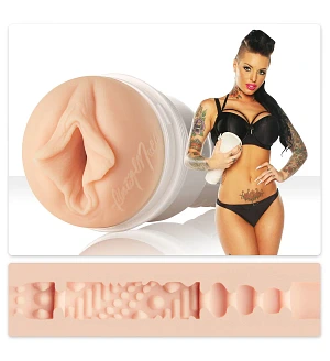 Мастурбатор Fleshlight Girls: Christy Mack - Attack, зі зліпка вагіни, дуже ніжний