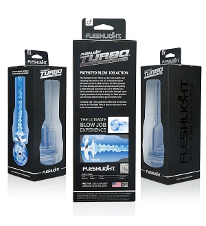 Мастурбатор Fleshlight Turbo Thrust Blue Ice (імітатор мінету)