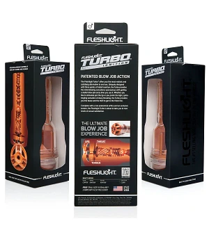 Мастурбатор Fleshlight Turbo Ignition Copper (імітатор мінету)