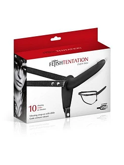 Fetish Tentation Vibrating Strap-On with Dildo