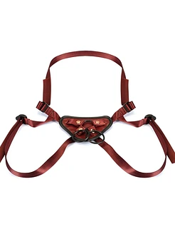 Трусики для страпона Liebe Seele Wine Red Strap-on Harness