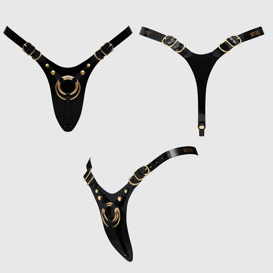 Strap-On-Me Leatherette Harness Fabulous