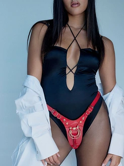 Strap-On-Me Leatherette Harness Fabulous