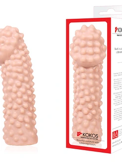 Насадка на член Kokos Extreme Sleeve ES.10 розмір M, потовщувальна, стимулюючий рельєф