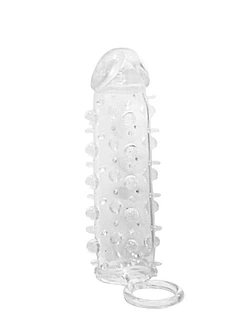Насадка на член Dorcel Mr. Orgasm з кільцем для мошонки, ультрастимулювальний рельєф