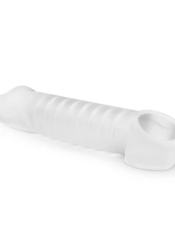 Насадка на член Boners Supporting Penis Sleeve, +5 см до довжини, отвір для яєчок