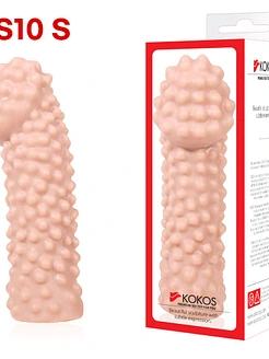 Насадка на член Kokos Extreme Sleeve ES.10 розмір S, потовщувальна, стимулювальний рельєф