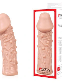 Насадка на член Kokos Extreme Sleeve ES.06 розмір S, потовщувальна, стимулюючий рельєф