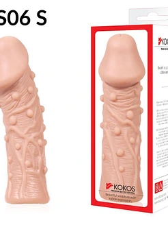 Насадка на член Kokos Extreme Sleeve ES.06 розмір S, потовщувальна, стимулюючий рельєф