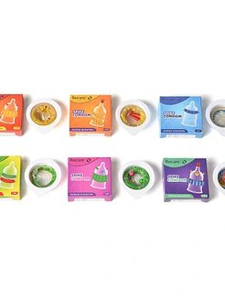 Насадка на член Recare Spike Condom Yellow (презерватив з вусиками та спіраллю шипів)
