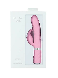 Розкішний кролик з ротацією та вібрацією Pillow Talk Lively