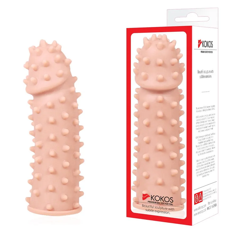 Насадка на член Kokos Extreme Sleeve ES.03 , потовщувальна, стимулюючий рельєф