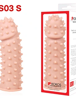 Насадка на член Kokos Extreme Sleeve ES.03 , потовщувальна, стимулюючий рельєф