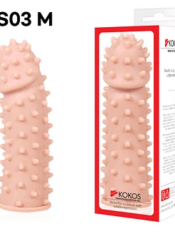 Насадка на член Kokos Extreme Sleeve ES.03 , потовщувальна, стимулюючий рельєф