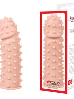 Насадка на член Kokos Extreme Sleeve ES.03 , потовщувальна, стимулюючий рельєф