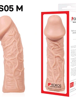Насадка на член Kokos Extreme Sleeve ES.05 , потовщувальна, стимулюючий рельєф